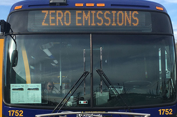 Zero emissions bus in Seattle