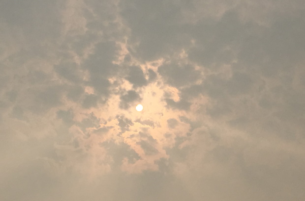 Photo of smoky sky