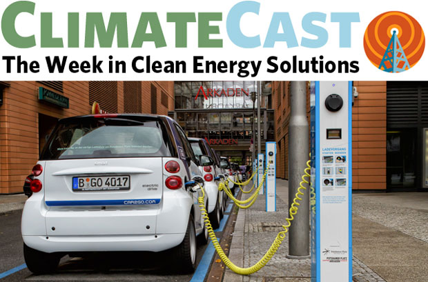 ClimateCast log over EVs charging