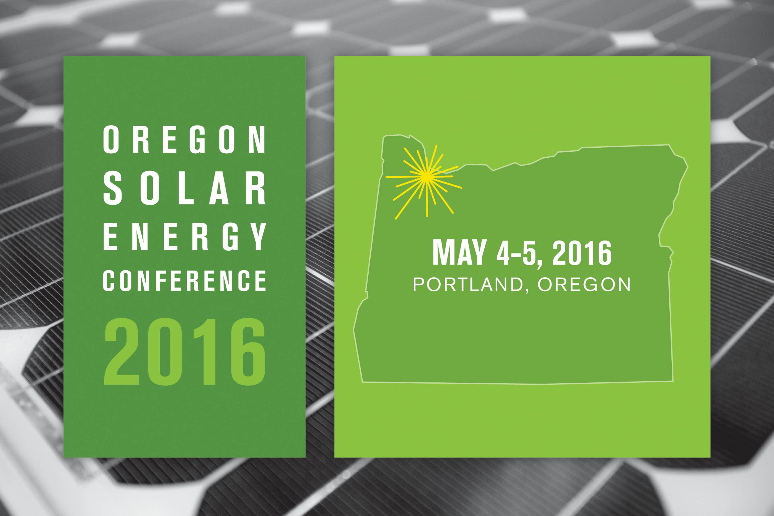 Oregon Solar Energy Conference, May 4-5, 2016