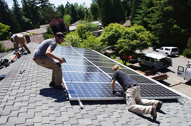 Solar installation via itek and Western Solar, WA 