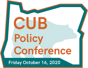 Oregon Citizens Utility Board CUB policy conference logo