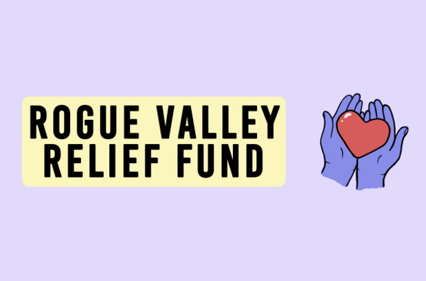 Rogue valley relief fund logo