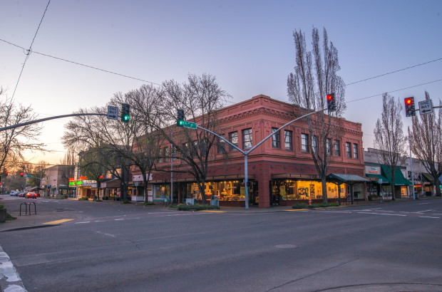 Photo of downtown Corvallis Oregon