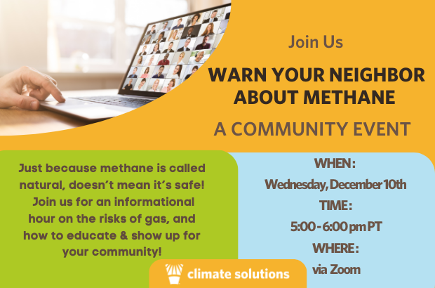 Warn your neighbor about methane