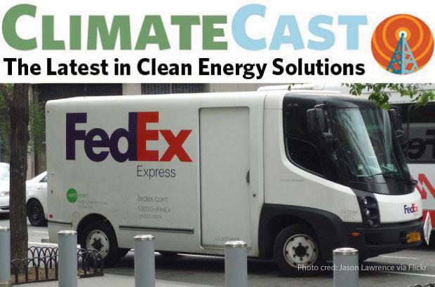 electric fedex vehicle 
