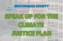 speak up for the climate justice plan