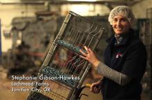 Stephanie at Lochmead Dairy