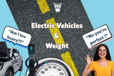 image of an Electric vehicle with quotes, am I too heavy? no your perfect!