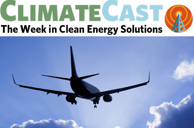 Plane and ClimateCast Logo