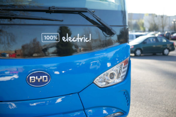 100% Electric! BYD Bus
