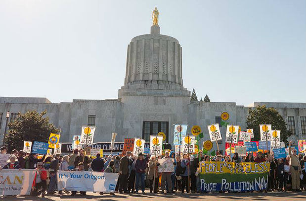 Rally at Oregon Capitol